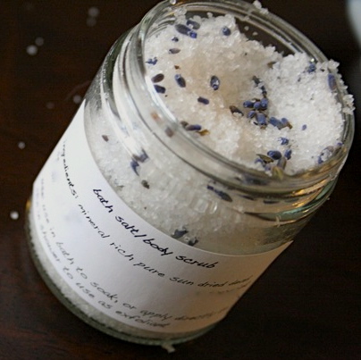Lavender Bath Salts - Eczema soothing bath salts. {whollyrooted}
