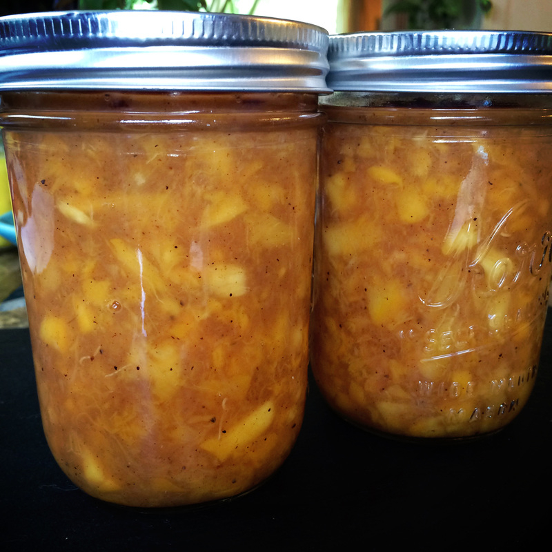 peach-cardamom jam {wholly rooted}